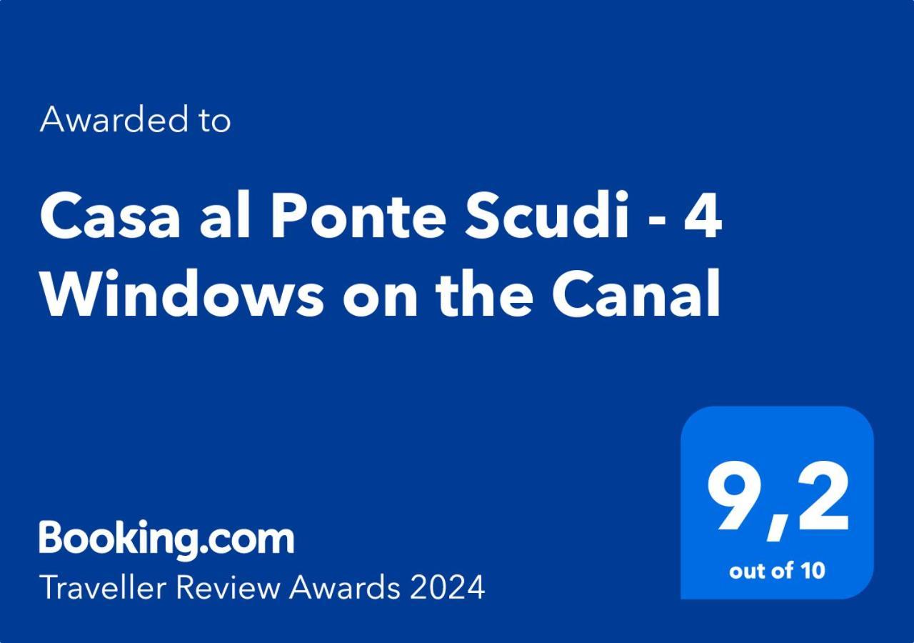Casa Al Ponte Scudi - 4 Windows On The Canal Wenecja Zewnętrze zdjęcie